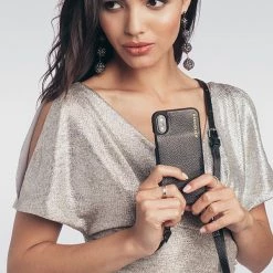 Bandolier EMMA Plain Leather IPhone 8 IPhone 8 Plus IPhone X IPhone XS For Women Black/gold X One Size 28 Bandolier EMMA Plain Leather IPhone 8 IPhone 8 Plus IPhone X IPhone XS For Women Black/gold X One Size -Bandolier Online Shop org 807