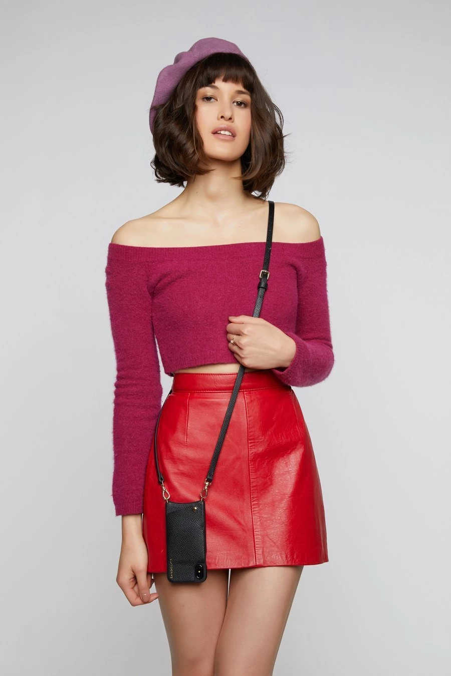 Bandolier EMMA Plain Leather IPhone 8 IPhone 8 Plus IPhone X IPhone XS For Women Black/gold X One Size 14 Bandolier EMMA Plain Leather IPhone 8 IPhone 8 Plus IPhone X IPhone XS For Women Black/gold X One Size - Image 14