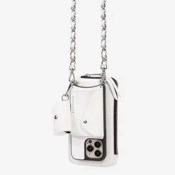 Bandolier 2022-23FW Plain Leather Co-ord Logo IPhone 13 IPhone 13 Pro For Women White/silver(airpod 3) X Iphone 13 Pro 11 Bandolier 2022-23FW Plain Leather Co-ord Logo IPhone 13 IPhone 13 Pro For Women White/silver(airpod 3) X Iphone 13 Pro -Bandolier Online Shop org 8117