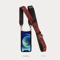 Bandolier Unisex Plain Leather IPhone X IPhone XS IPhone XS Max For Women Orange/navy X Iphone 12 Pro Max -Bandolier Online Shop org 8135