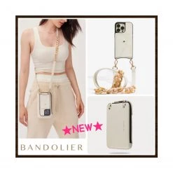 Bandolier Plain Leather IPhone 13 IPhone 13 Mini IPhone 13 Pro For Women Stone/gold X Iphone 13
