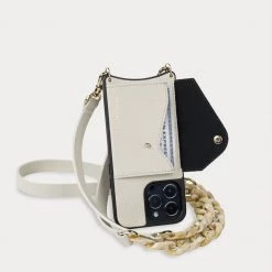 Bandolier Chain Plain Leather Logo IPhone 13 IPhone 13 Mini For Women Stone/gold X Iphone 13 Pro Max -Bandolier Online Shop org 8185