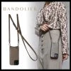 Bandolier Unisex Street Style Plain Logo IPhone 13 Pro For Women Brown X One Size