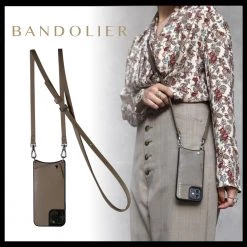 Bandolier Unisex Street Style Plain Logo IPhone 13 Pro For Women Brown X One Size
