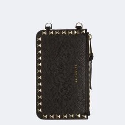 Bandolier SARAH 2020-21FW Plain Leather IPhone 8 IPhone 8 Plus IPhone X IPhone XS For Women Black/pewter X Iphone 13 Pro Max -Bandolier Online Shop org 820