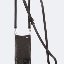 Bandolier 2020 Cruise Unisex Street Style Plain Leather IPhone 8 IPhone 8 Plus For Women Black/silver X Iphone12promax -Bandolier Online Shop org 8217