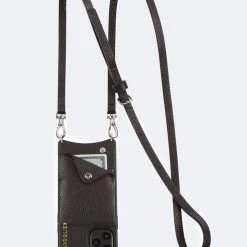 Bandolier 2020 Cruise Unisex Street Style Plain Leather IPhone 8 IPhone 8 Plus For Women Black/silver X Iphone12promax -Bandolier Online Shop org 8219