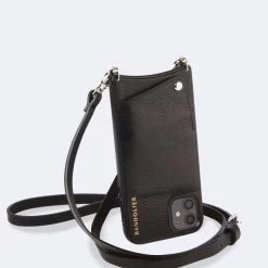 Bandolier 2020 Cruise Unisex Street Style Plain Leather IPhone 8 IPhone 8 Plus For Women Black/silver X Iphone12promax -Bandolier Online Shop org 8222