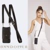 Bandolier 2020 Cruise Unisex Street Style Plain Leather IPhone 8 IPhone 8 Plus For Women Black/silver X Iphonexs/x