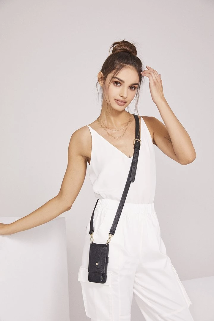 Bandolier 2020 Cruise Unisex Street Style Plain Leather IPhone 8 IPhone 8 Plus For Women Black/silver X Iphonexs/x 7 Bandolier 2020 Cruise Unisex Street Style Plain Leather IPhone 8 IPhone 8 Plus For Women Black/silver X Iphonexs/x - Image 7