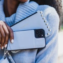 Bandolier SARAH 2020-21FW Plain Leather IPhone 8 IPhone 8 Plus IPhone X IPhone XS For Women Black/pewter X Iphone 13 Pro Max -Bandolier Online Shop org 826