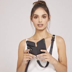 Bandolier 2020 Cruise Unisex Street Style Plain Leather IPhone 8 IPhone 8 Plus For Women Black/gold X Iphone11promax 32 Bandolier 2020 Cruise Unisex Street Style Plain Leather IPhone 8 IPhone 8 Plus For Women Black/gold X Iphone11promax -Bandolier Online Shop org 8298