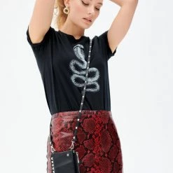 Bandolier SARAH 2020-21FW Plain Leather IPhone 8 IPhone 8 Plus IPhone X IPhone XS For Women Black/pewter X Iphone 13 Pro Max -Bandolier Online Shop org 830