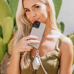 Bandolier Unisex Plain Leather Bridal Metallic Tech Accessories For Women Black/silver X Airpod Regular 32 Bandolier Unisex Plain Leather Bridal Metallic Tech Accessories For Women Black/silver X Airpod Regular -Bandolier Online Shop org 8338