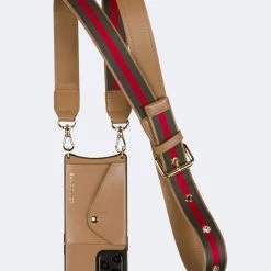 Bandolier Unisex Plain Leather Co-ord IPhone 8 IPhone 8 Plus IPhone X For Women Tan/gold X Iphone 12/12 Pro -Bandolier Online Shop org 835
