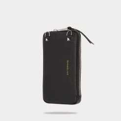 Bandolier Unisex Plain Leather Bridal Logo Tech Accessories For Women Greige/silver X One Size 26 Bandolier Unisex Plain Leather Bridal Logo Tech Accessories For Women Greige/silver X One Size -Bandolier Online Shop org 8363