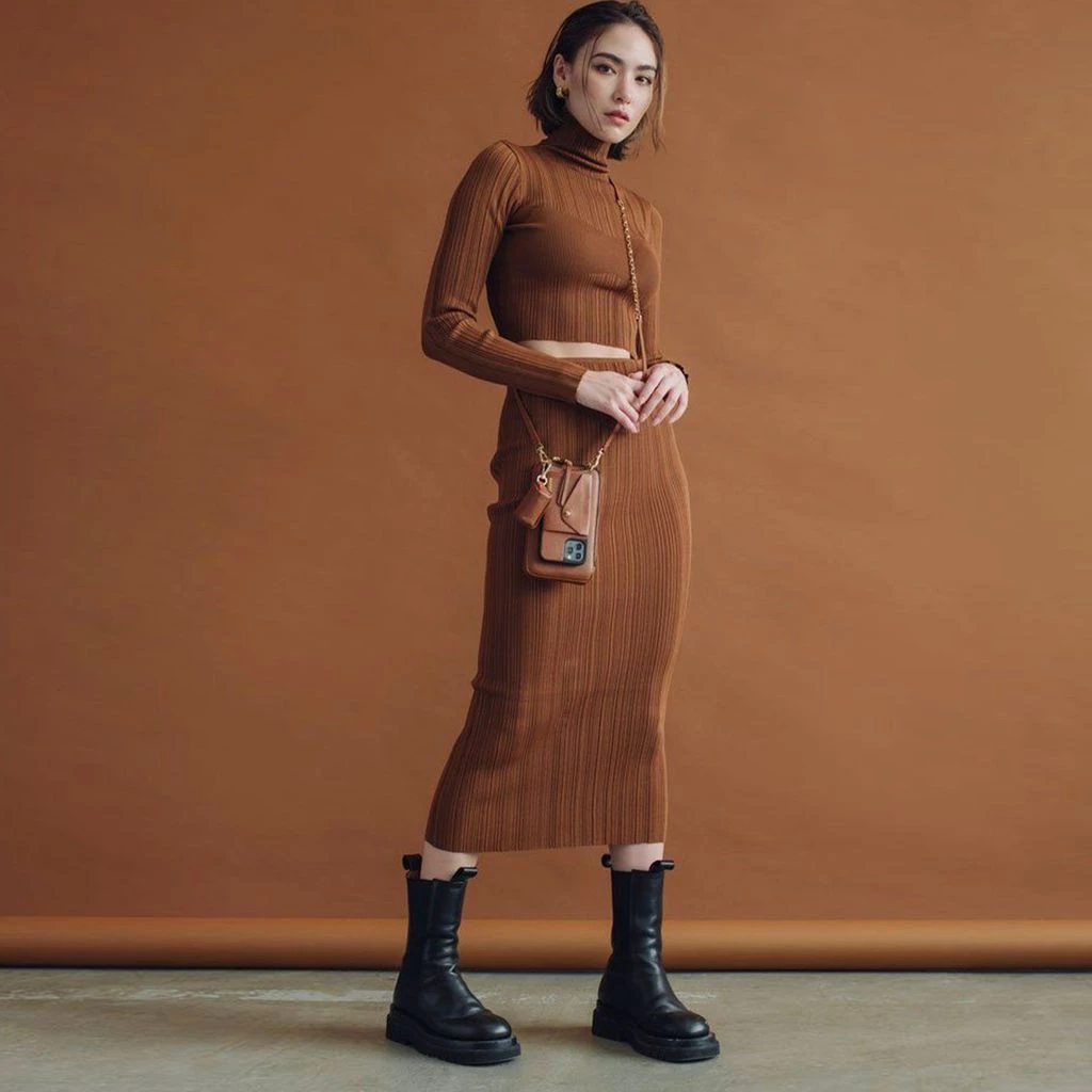 Bandolier Unisex Plain Leather Bridal Logo Tech Accessories For Women Greige/silver X One Size 14 Bandolier Unisex Plain Leather Bridal Logo Tech Accessories For Women Greige/silver X One Size - Image 14