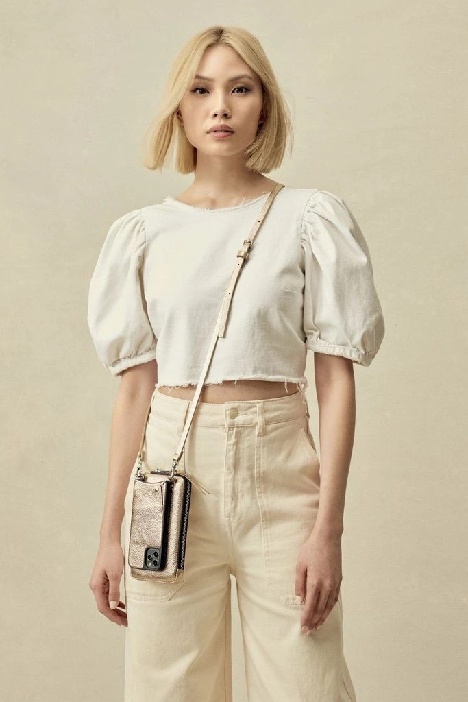 Bandolier Unisex Plain Leather Bridal Logo Tech Accessories For Women Greige/silver X One Size 20 Bandolier Unisex Plain Leather Bridal Logo Tech Accessories For Women Greige/silver X One Size - Image 20