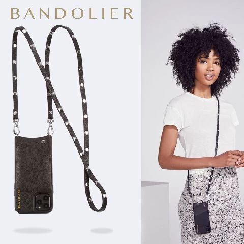 Bandolier 2020 Cruise Unisex Street Style Plain Leather IPhone 8 IPhone 8 Plus For Women Black/silver X Iphone13pro 1 Bandolier 2020 Cruise Unisex Street Style Plain Leather IPhone 8 IPhone 8 Plus For Women Black/silver X Iphone13pro