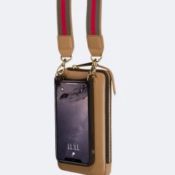 Bandolier Unisex Plain Leather Co-ord IPhone 8 IPhone 8 Plus IPhone X For Women Tan/gold X Iphone 12/12 Pro -Bandolier Online Shop org 838