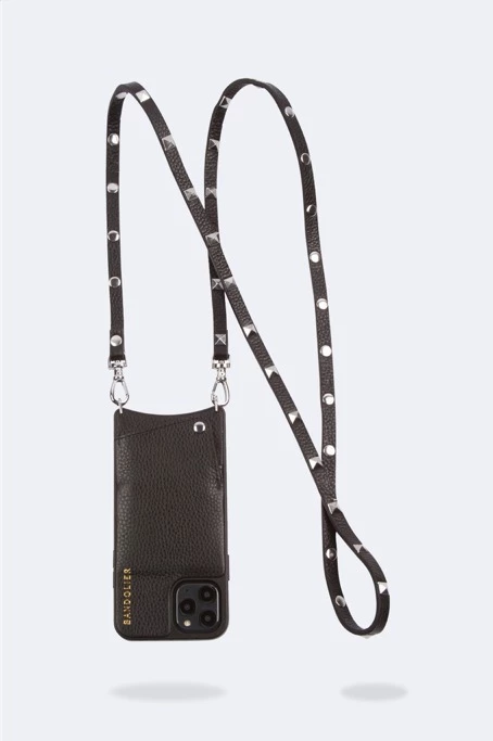 Bandolier 2020 Cruise Unisex Street Style Plain Leather IPhone 8 IPhone 8 Plus For Women Black/silver X Iphone13pro 8 Bandolier 2020 Cruise Unisex Street Style Plain Leather IPhone 8 IPhone 8 Plus For Women Black/silver X Iphone13pro - Image 8