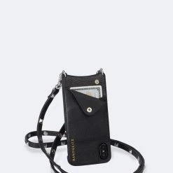 Bandolier 2020 Cruise Unisex Street Style Plain Leather IPhone 8 IPhone 8 Plus For Women Black/silver X Iphone13pro 30 Bandolier 2020 Cruise Unisex Street Style Plain Leather IPhone 8 IPhone 8 Plus For Women Black/silver X Iphone13pro -Bandolier Online Shop org 8387