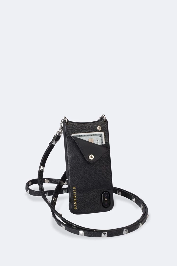 Bandolier 2020 Cruise Unisex Street Style Plain Leather IPhone 8 IPhone 8 Plus For Women Black/silver X Iphone13pro 11 Bandolier 2020 Cruise Unisex Street Style Plain Leather IPhone 8 IPhone 8 Plus For Women Black/silver X Iphone13pro - Image 11
