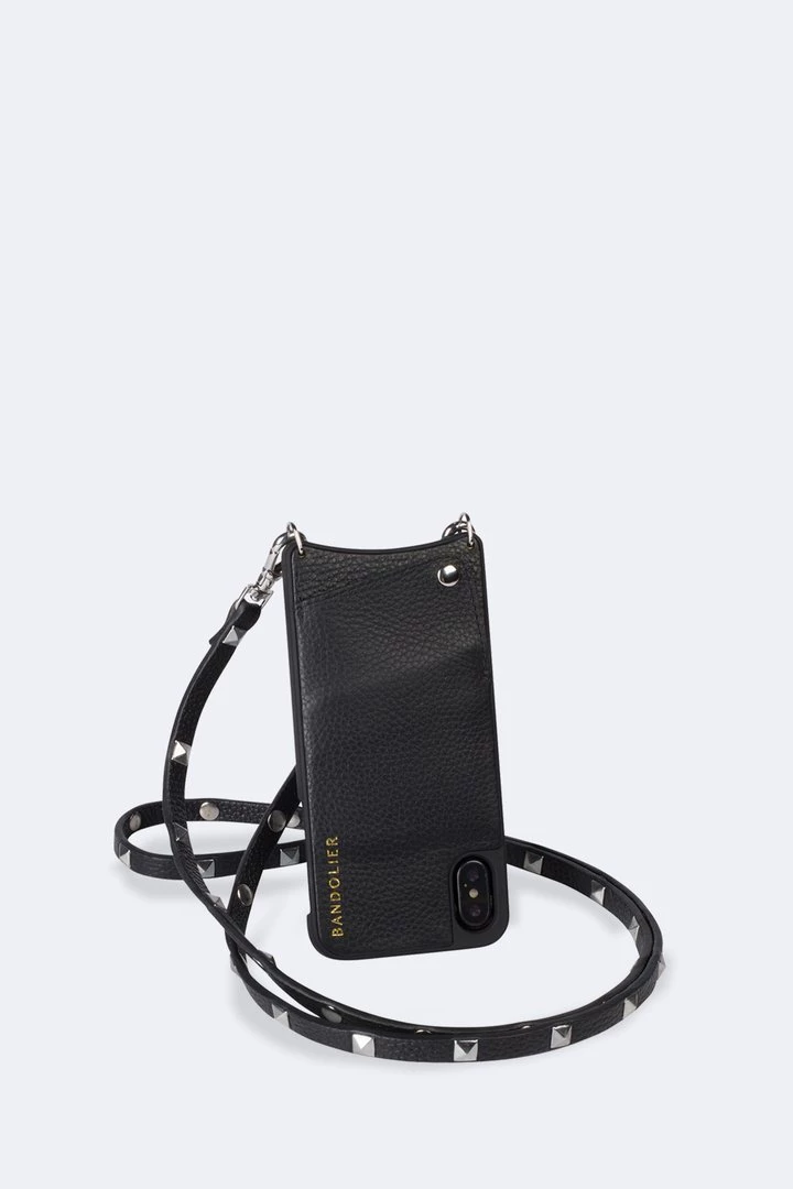 Bandolier 2020 Cruise Unisex Street Style Plain Leather IPhone 8 IPhone 8 Plus For Women Black/silver X Iphone13pro 13 Bandolier 2020 Cruise Unisex Street Style Plain Leather IPhone 8 IPhone 8 Plus For Women Black/silver X Iphone13pro - Image 13