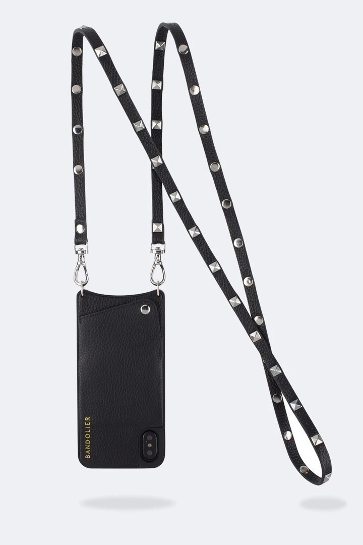 Bandolier 2020 Cruise Unisex Street Style Plain Leather IPhone 8 IPhone 8 Plus For Women Black/silver X Iphone13pro 15 Bandolier 2020 Cruise Unisex Street Style Plain Leather IPhone 8 IPhone 8 Plus For Women Black/silver X Iphone13pro - Image 15