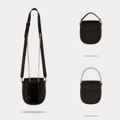 Bandolier Unisex Blended Fabrics Studded Street Style Chain Plain For Women Black/silver X Iphone 13 Pro Max -Bandolier Online Shop org 8407