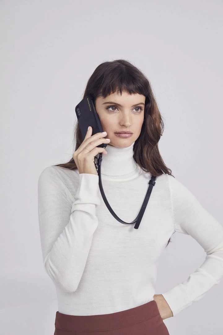 Bandolier 2020 Cruise Unisex Street Style Plain Leather IPhone 8 IPhone 8 Plus For Women Black/pewter(vegan) X Iphonexs/x 9 Bandolier 2020 Cruise Unisex Street Style Plain Leather IPhone 8 IPhone 8 Plus For Women Black/pewter(vegan) X Iphonexs/x - Image 9