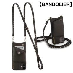 Bandolier NICOLE Leather IPhone X IPhone XS IPhone XS Max IPhone XR For Women Black/gold X Iphone12promax (4000 Yen Addition)