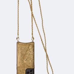 Bandolier 2021 Cruise Unisex Street Style Plain Leather IPhone 8 IPhone 8 Plus For Women Metallic Gold/gold X Iphone12promax -Bandolier Online Shop org 8467