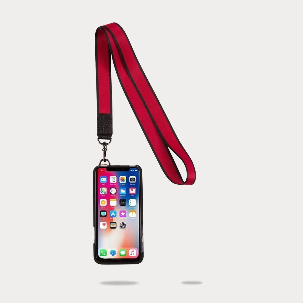 Bandolier Unisex Blended Fabrics Plain Leather IPhone X IPhone XS For Men Orange/pewter X Xs Max 5 Bandolier Unisex Blended Fabrics Plain Leather IPhone X IPhone XS For Men Orange/pewter X Xs Max - Image 5