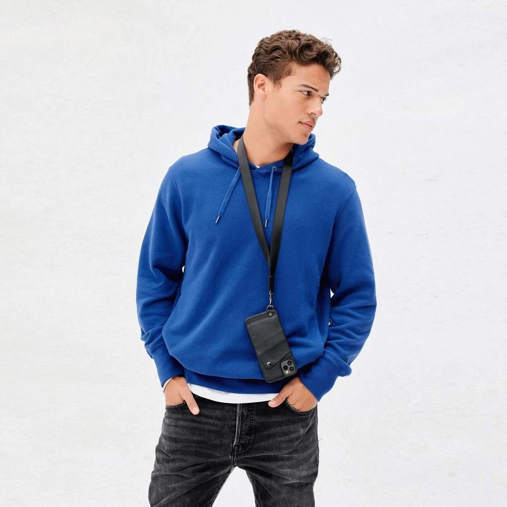 Bandolier Unisex Blended Fabrics Plain Leather IPhone X IPhone XS For Men Orange/pewter X Xs Max 13 Bandolier Unisex Blended Fabrics Plain Leather IPhone X IPhone XS For Men Orange/pewter X Xs Max - Image 13