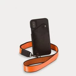 Bandolier Unisex Blended Fabrics Plain Leather IPhone X IPhone XS For Men Orange/pewter X Xs Max 34 Bandolier Unisex Blended Fabrics Plain Leather IPhone X IPhone XS For Men Orange/pewter X Xs Max -Bandolier Online Shop org 8563