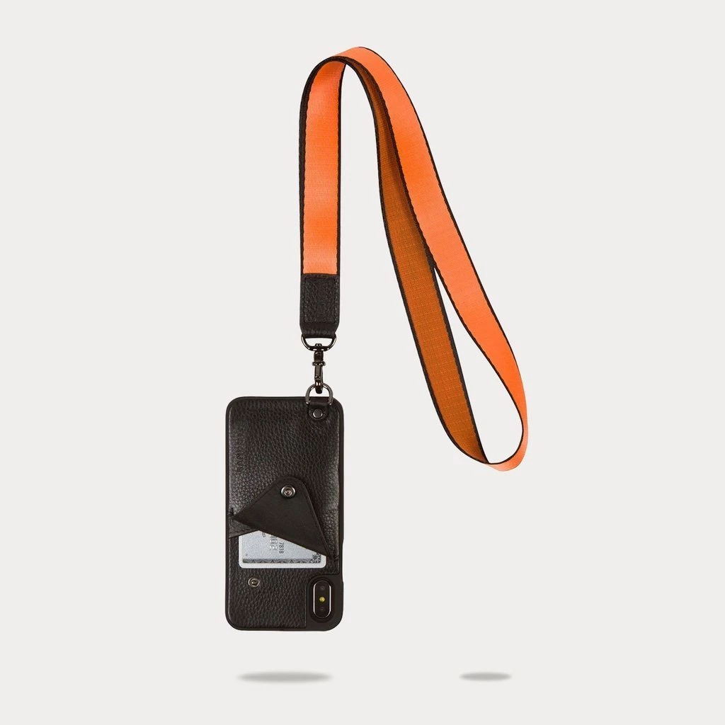 Bandolier Unisex Blended Fabrics Plain Leather IPhone X IPhone XS For Men Orange/pewter X Xs Max 17 Bandolier Unisex Blended Fabrics Plain Leather IPhone X IPhone XS For Men Orange/pewter X Xs Max - Image 17