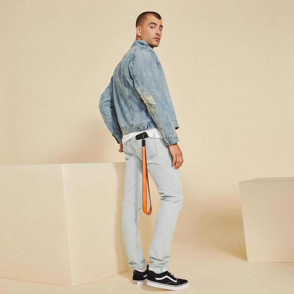 Bandolier Unisex Blended Fabrics Plain Leather IPhone X IPhone XS For Men Orange/pewter X Xs Max 18 Bandolier Unisex Blended Fabrics Plain Leather IPhone X IPhone XS For Men Orange/pewter X Xs Max - Image 18