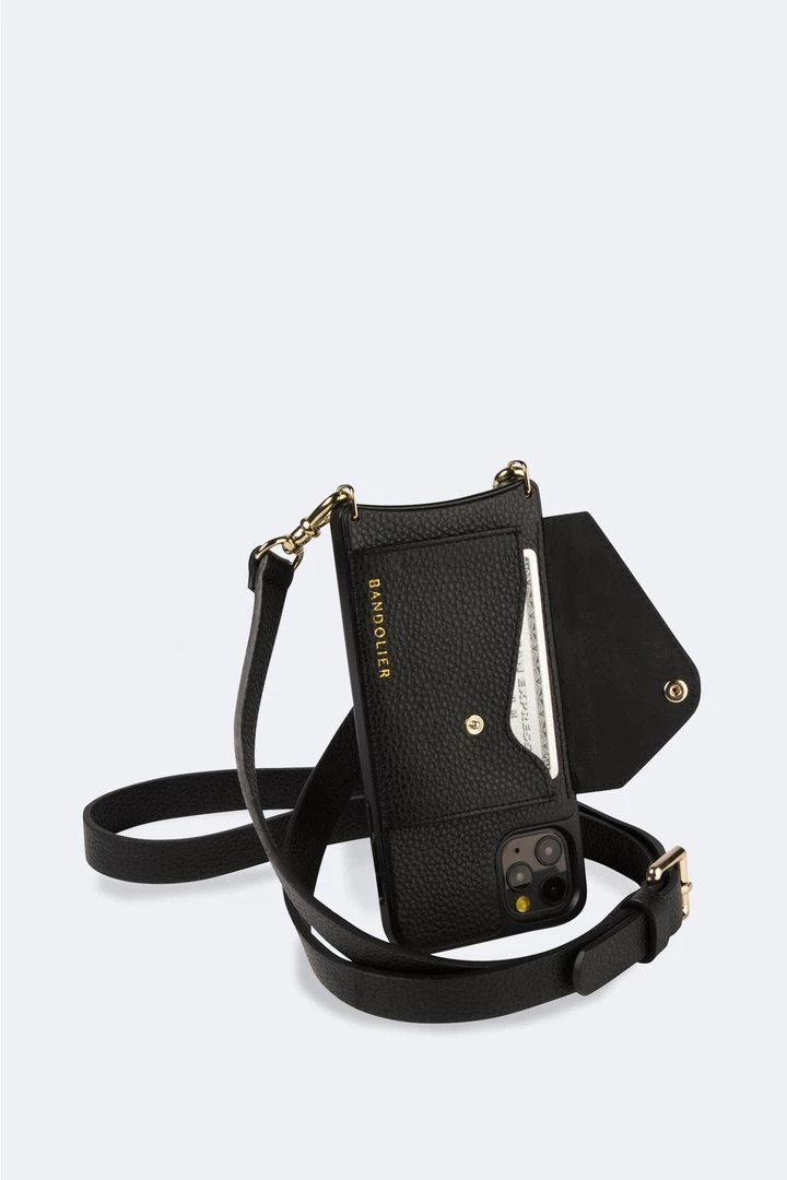 Bandolier 2020 Cruise Unisex Street Style Plain Leather IPhone 8 IPhone 8 Plus For Women Black/gold X Iphone6/7/8plus 3 Bandolier 2020 Cruise Unisex Street Style Plain Leather IPhone 8 IPhone 8 Plus For Women Black/gold X Iphone6/7/8plus - Image 3