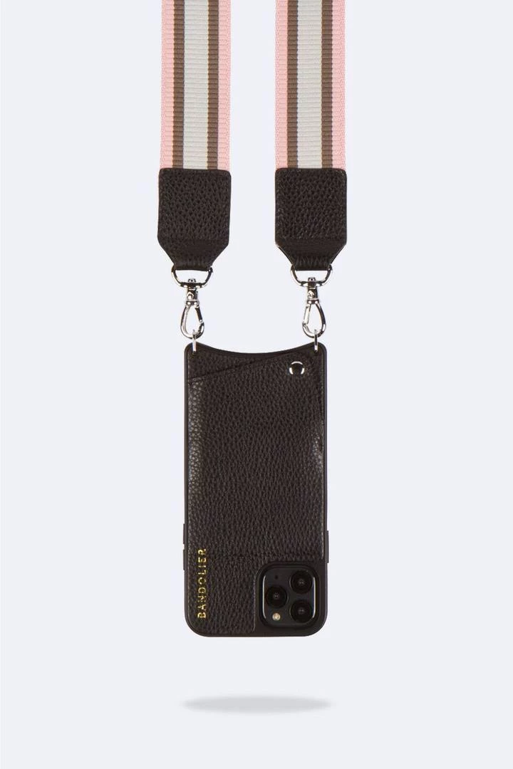 Bandolier 2020 Cruise Unisex Street Style Plain Leather IPhone 8 IPhone 8 Plus For Women Pink/white/silver X Iphonexsmax 2 Bandolier 2020 Cruise Unisex Street Style Plain Leather IPhone 8 IPhone 8 Plus For Women Pink/white/silver X Iphonexsmax - Image 2