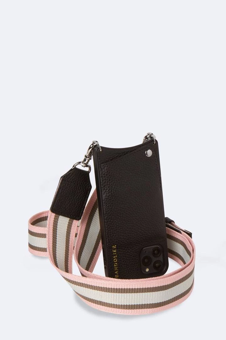 Bandolier 2020 Cruise Unisex Street Style Plain Leather IPhone 8 IPhone 8 Plus For Women Pink/white/silver X Iphonexsmax 5 Bandolier 2020 Cruise Unisex Street Style Plain Leather IPhone 8 IPhone 8 Plus For Women Pink/white/silver X Iphonexsmax - Image 5