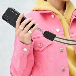 Bandolier 2020 Cruise Unisex Street Style Plain Leather IPhone 8 IPhone 8 Plus For Women Pink/white/silver X Iphonexsmax 17 Bandolier 2020 Cruise Unisex Street Style Plain Leather IPhone 8 IPhone 8 Plus For Women Pink/white/silver X Iphonexsmax -Bandolier Online Shop org 8724