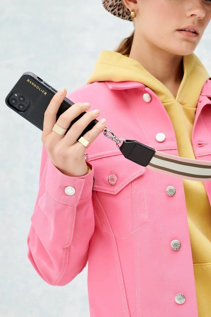 Bandolier 2020 Cruise Unisex Street Style Plain Leather IPhone 8 IPhone 8 Plus For Women Pink/white/silver X Iphonexsmax 9 Bandolier 2020 Cruise Unisex Street Style Plain Leather IPhone 8 IPhone 8 Plus For Women Pink/white/silver X Iphonexsmax - Image 9