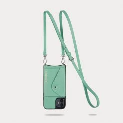 Bandolier 2021 SS Unisex Street Style Plain Leather IPhone 8 IPhone 8 Plus For Women Light Jade/silver X Iphone11pro -Bandolier Online Shop org 8737