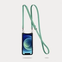 Bandolier 2021 SS Unisex Street Style Plain Leather IPhone 8 IPhone 8 Plus For Women Light Jade/silver X Iphone11pro -Bandolier Online Shop org 8738