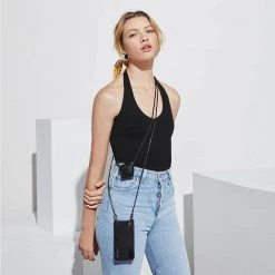 Bandolier 2020 SS Unisex Chain Smart Phone Cases For Women 132cmstrap(gold) X One Size -Bandolier Online Shop org 8753