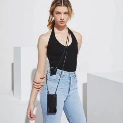 Bandolier 2020 SS Unisex Chain Smart Phone Cases For Women 132cmstrap(gold) X One Size -Bandolier Online Shop org 8755