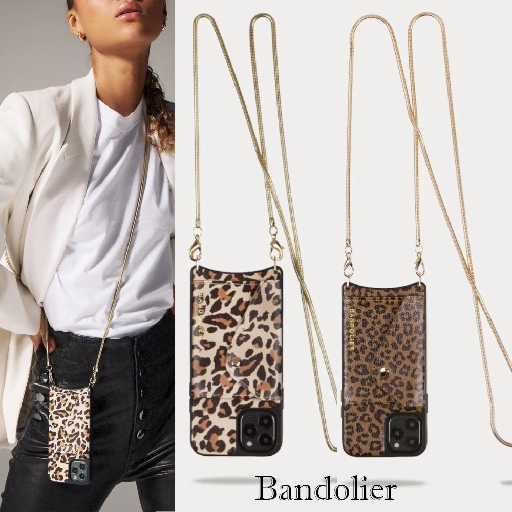 Bandolier Leopard Patterns Leather IPhone X IPhone XS IPhone XS Max For Women Light Leopard/gold X Iphone 12/12 Pro 2 Bandolier Leopard Patterns Leather IPhone X IPhone XS IPhone XS Max For Women Light Leopard/gold X Iphone 12/12 Pro - Image 2