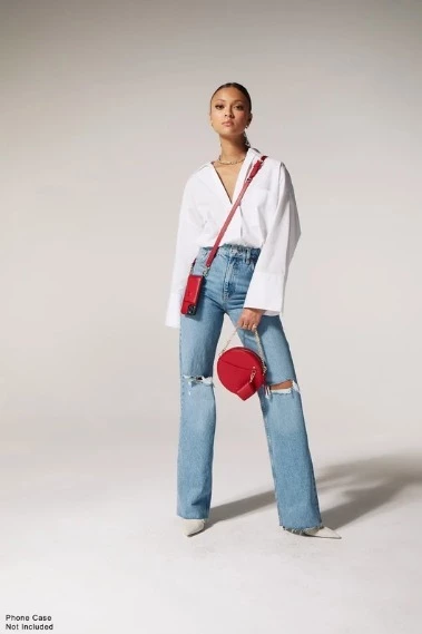 Bandolier 2021 SS Logo Tech Accessories For Women Red/gold X One Size 4 Bandolier 2021 SS Logo Tech Accessories For Women Red/gold X One Size - Image 4