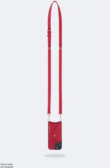 Bandolier 2021 SS Logo Tech Accessories For Women Red/gold X One Size 12 Bandolier 2021 SS Logo Tech Accessories For Women Red/gold X One Size - Image 12